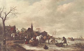 艾薩尅 範 奧斯塔德 Winter Landscape 艾薩尅 範 奧斯塔德 Winter Landscape